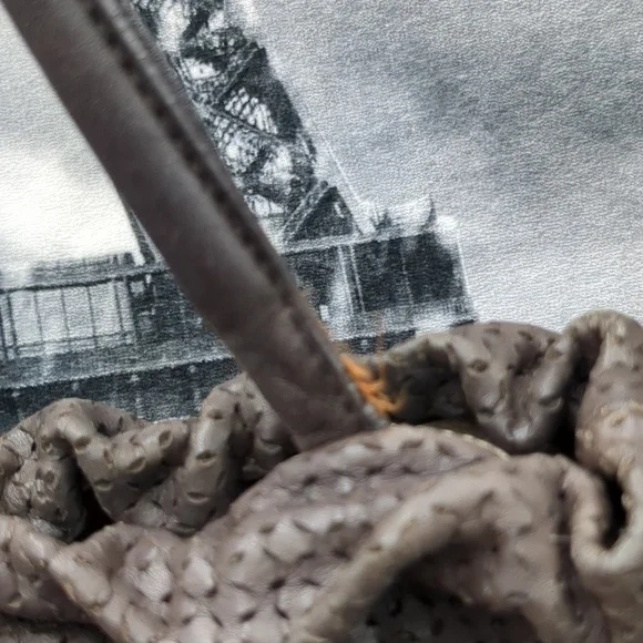 Furla Laser Cut Leather Shoulder Bag - Picture 3 of 16